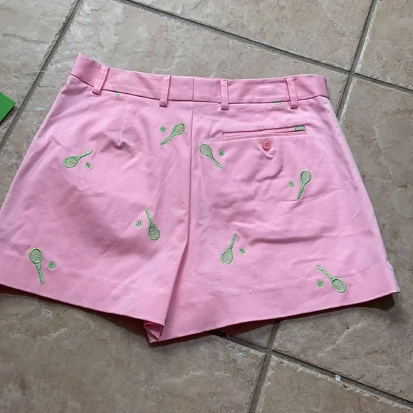 Vintage NwtLilly pulitzer tennis racquet shorts